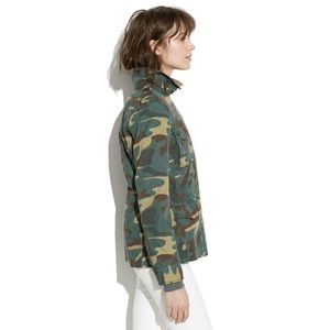 Madewell Outbound Jacket in Vintage Dyed Camo